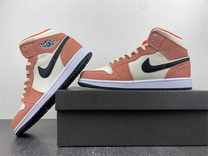 Jordan 1 Mid SE Orange Suede DV1336- Seasonal 3683