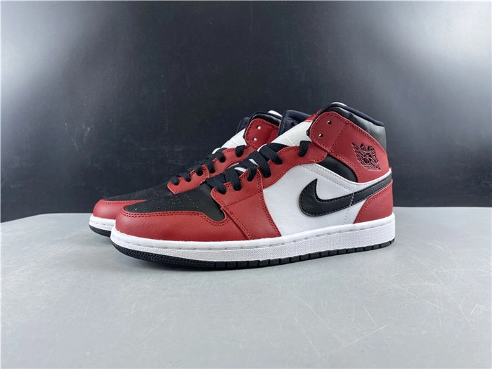 Jordan1 Mid Chicago Toe 554724- Upgraded 3776