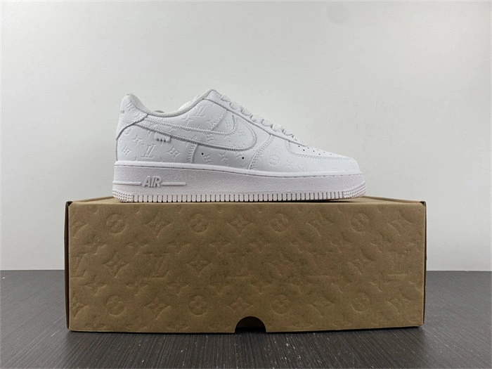 OdorResistant LV Nike Air Force 1 Low By Virgil Abloh White 5150