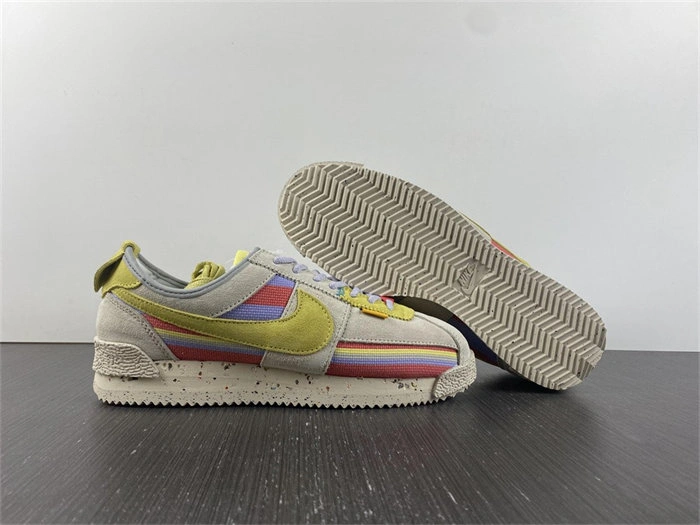 Popular Nike Cortez Union Lemon Frost DR1413- 5217