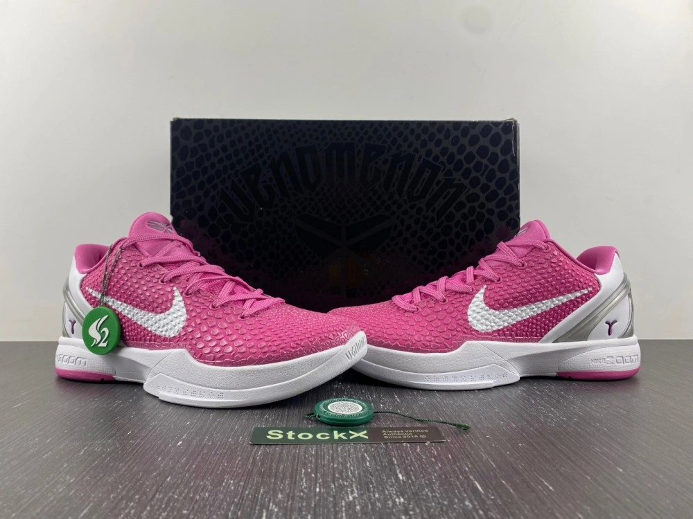 Comfortable Nike Kobe 6 Kay Yow Think Pink 429659- 4999