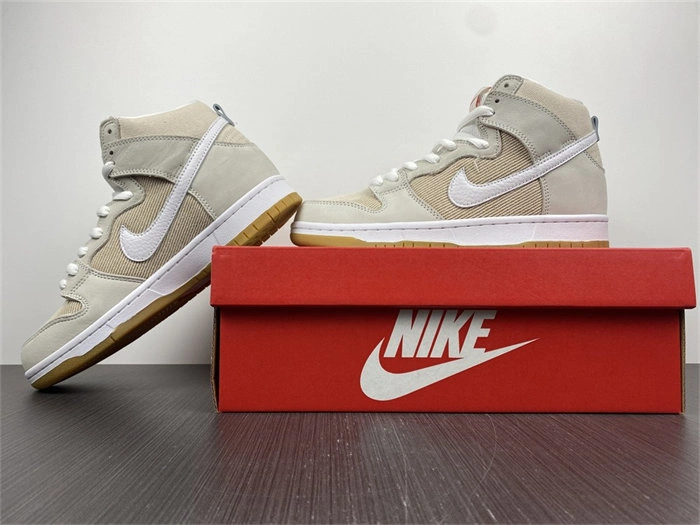 Durable Nike SB Dunk High Pro ISO Orange Label Unbleached Natural DA9626- 4830