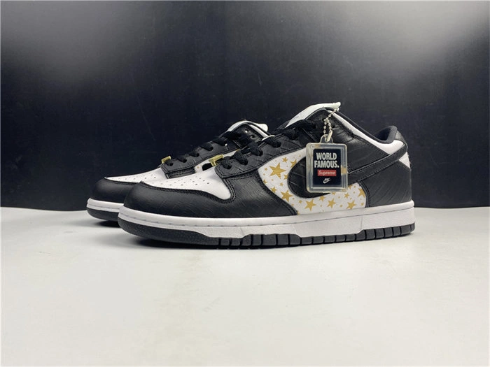 OdorResistant Nike SB Dunk Low Supreme Stars Black DH3228- 4868